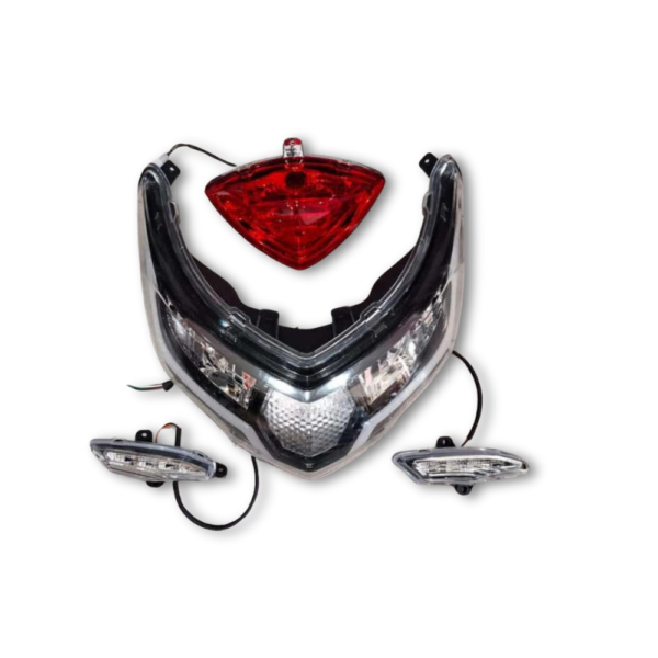 Electric Scooter LED Headlight & Tail Light Set